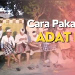 Cara Pakai Baju Adat Bali Pria