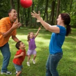 Permainan Lempar Tangkap Bola Dilakukan Secara