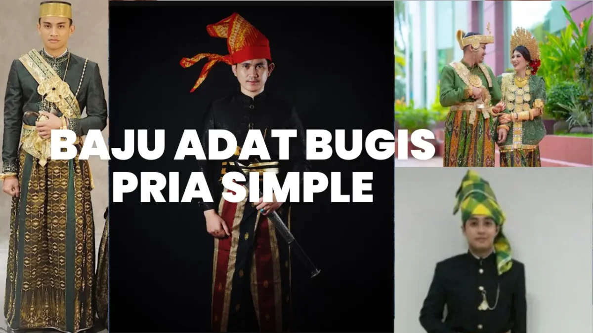 Baju Adat Bugis Pria Simple