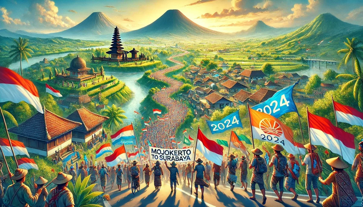 Gerak Jalan Mojokerto Surabaya 2024