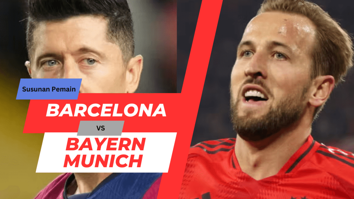 Susunan Pemain Barcelona vs Bayern Munich