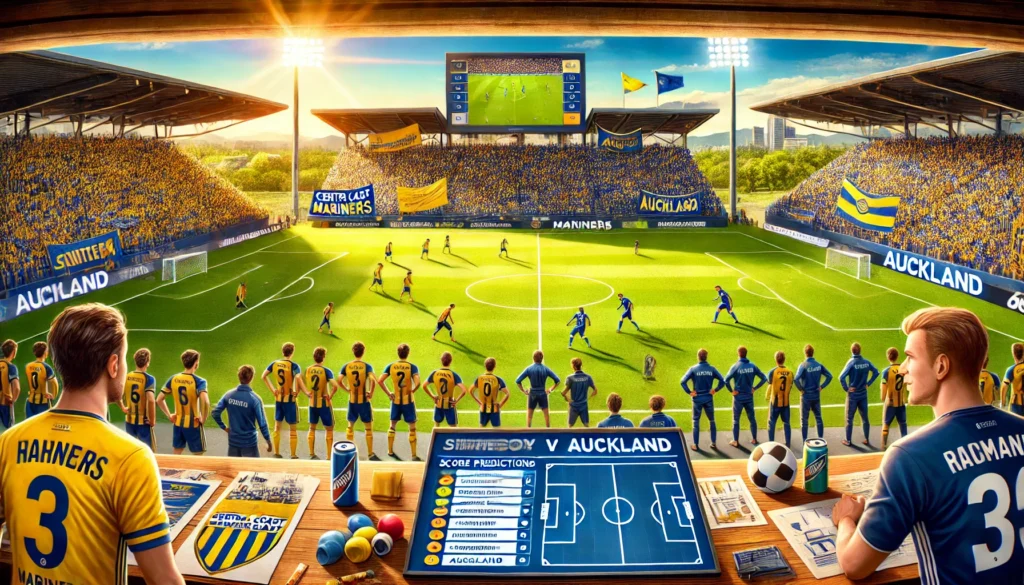 Prediksi Skor Central Coast Mariners vs Auckland