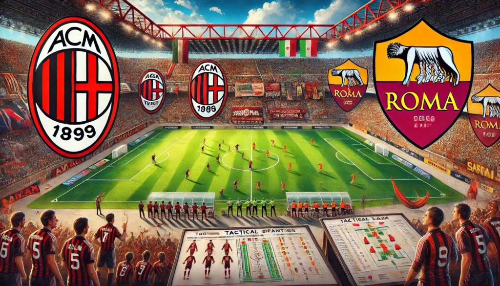 Susunan Pemain AC Milan vs AS Roma
