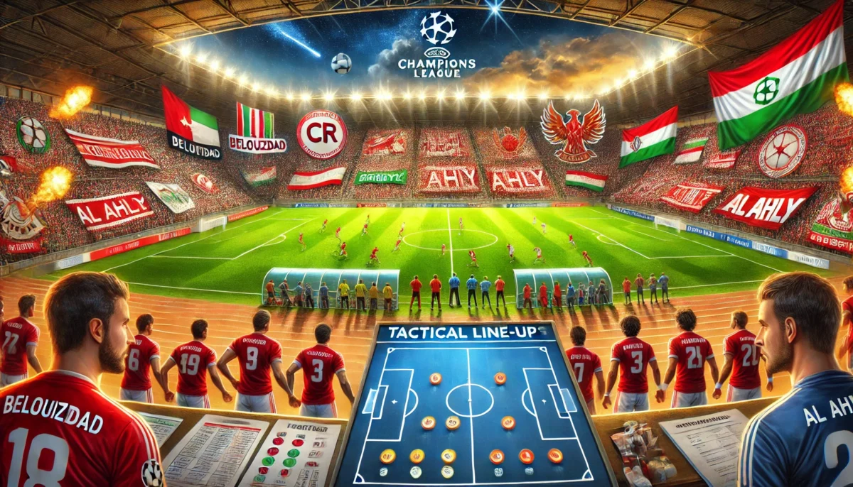 Susunan Pemain CR Belouizdad vs Al Ahly