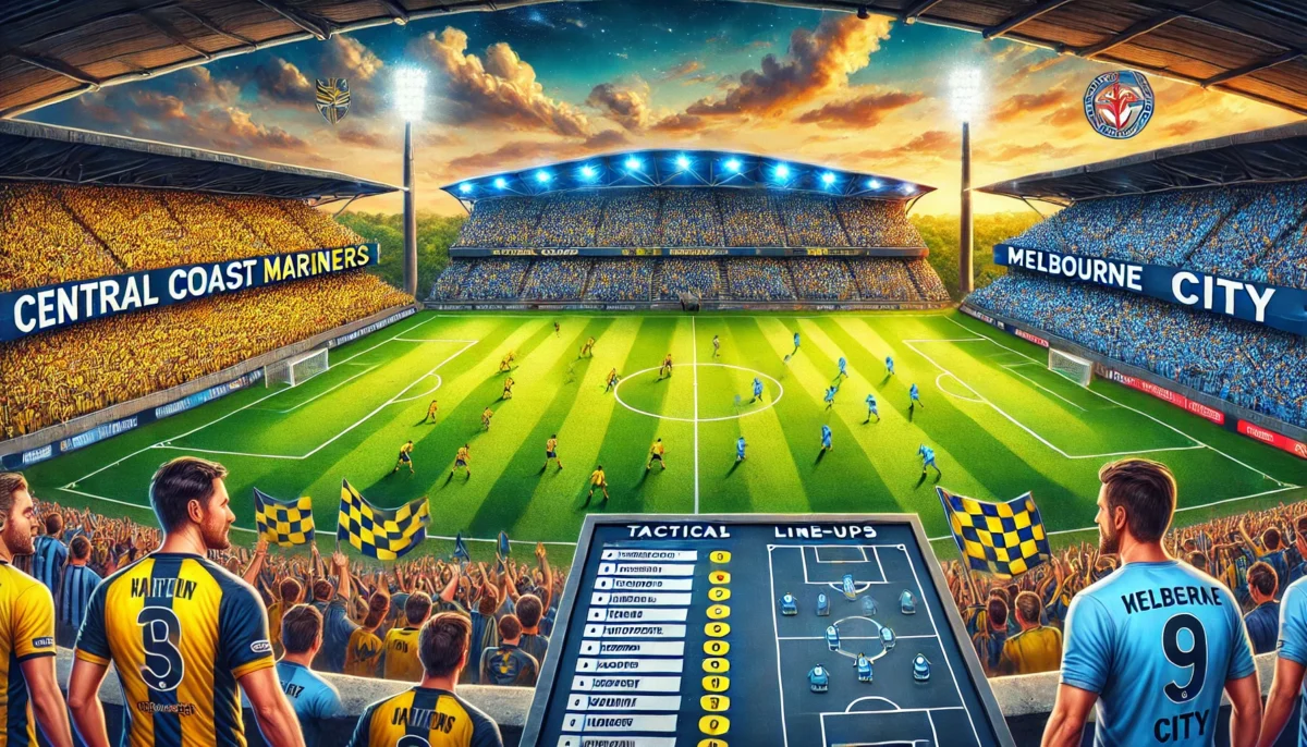 Susunan Pemain Central Coast Mariners vs Melbourne City