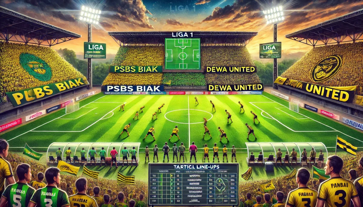 Susunan Pemain PSBS Biak vs Dewa United