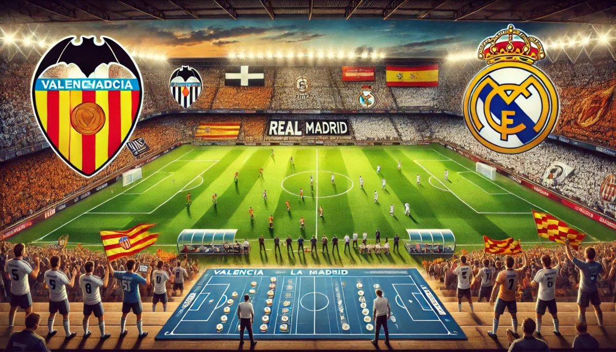 Susunan Pemain Valencia vs Real Madrid