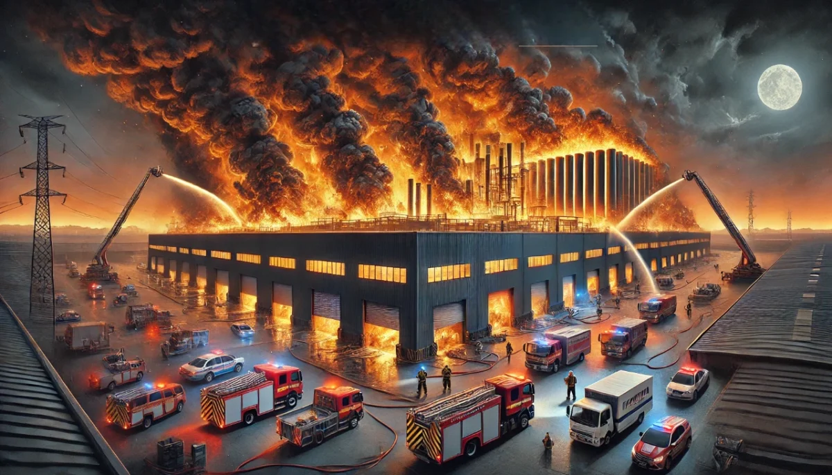 Pabrik Baterai di California Terbakar