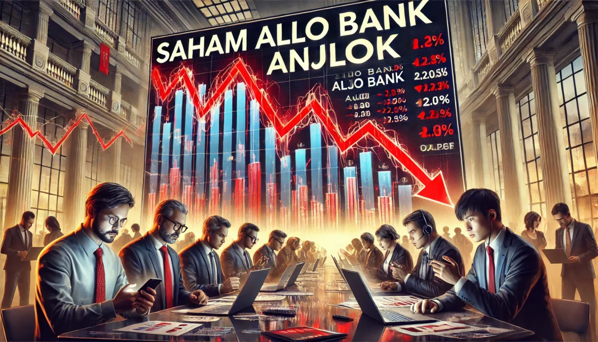 Saham Allo Bank Anjlok