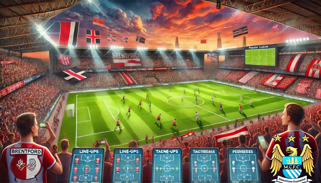 Susunan Pemain Brentford vs Manchester City