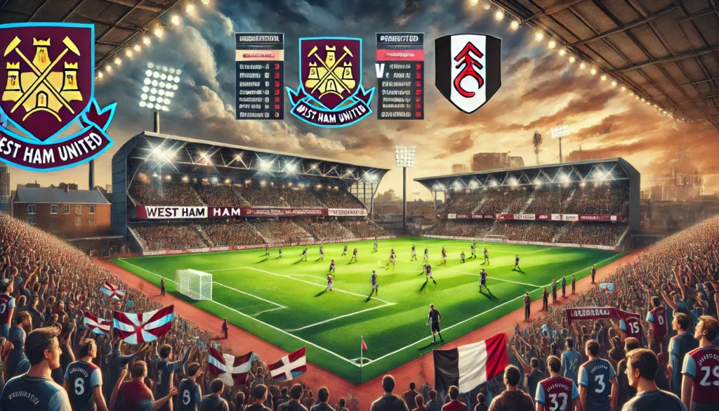 Susunan Pemain West Ham United vs Fulham