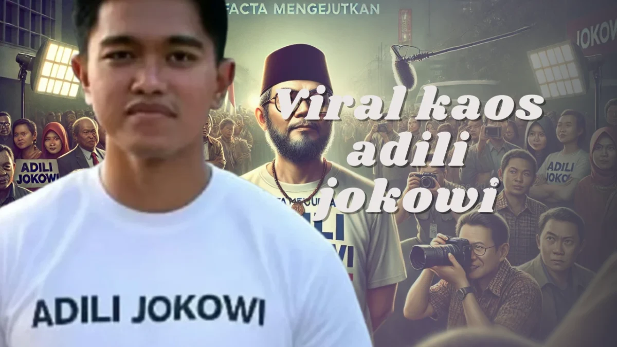 Kaesang Pakai Kaos Adili Jokowi