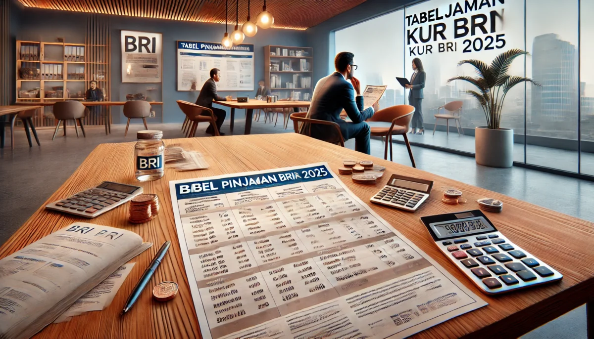 Tabel Pinjaman KUR BRI 2025