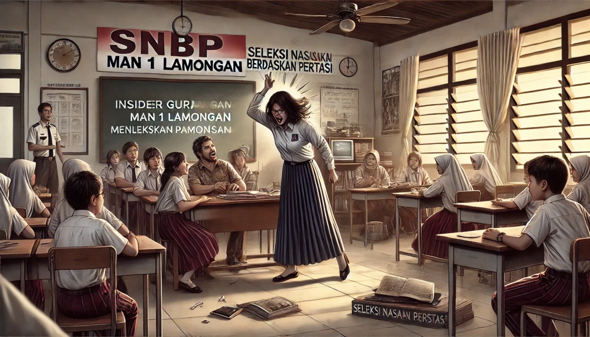 Viral: Guru MAN 1 Lamongan Gebrak Meja Saat Menjelaskan SNBP