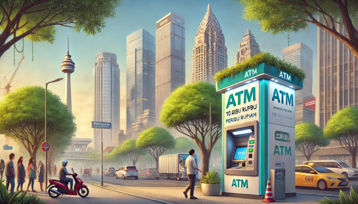 lokasi atm pecahan 10 ribu terdekat