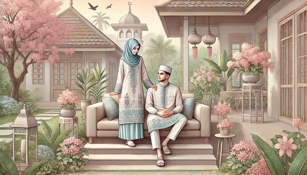 model baju lebaran 2025 couple keluarga