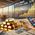 Harga emas hari ini naik