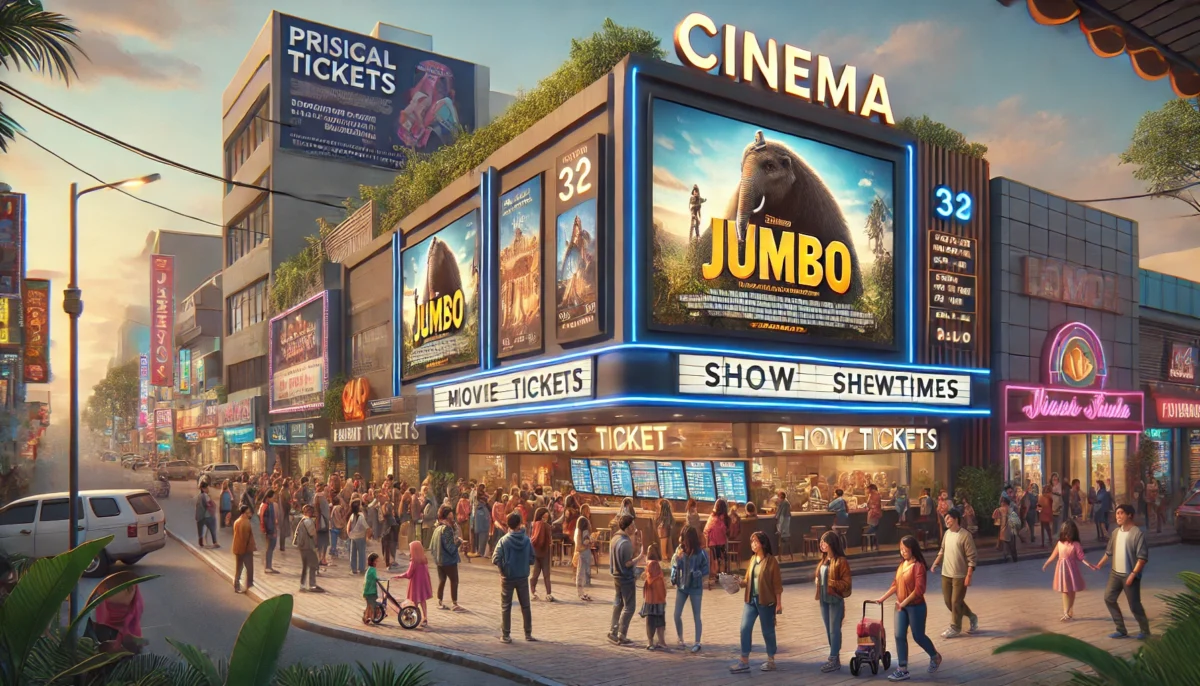 Tiket Bioskop Film Jumbo