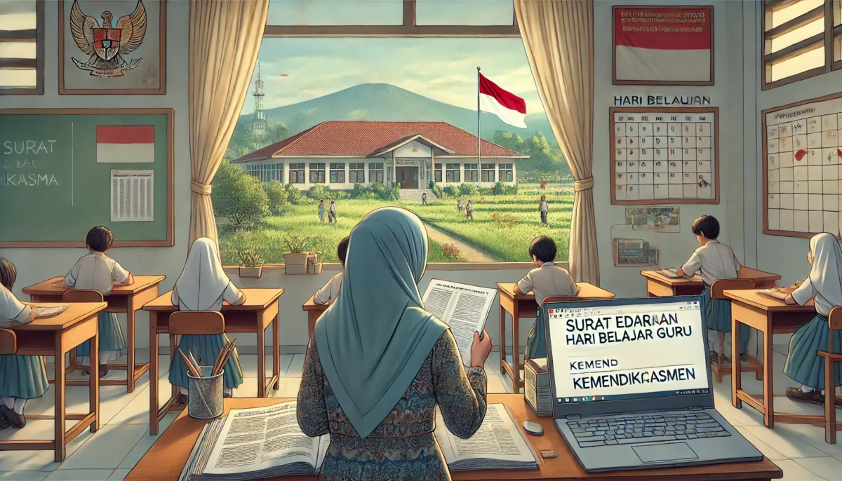 download surat edaran hari belajar guru