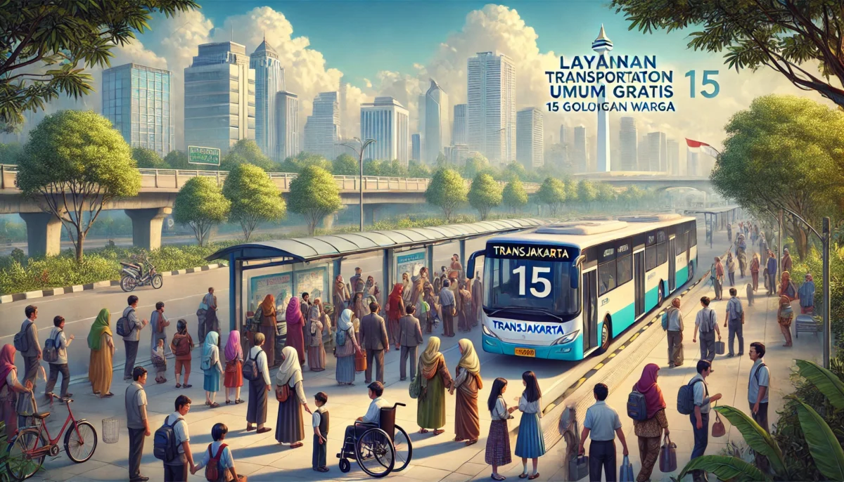 jakarta gratiskan transportasi umum