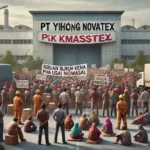 pt yihong novatex mogok kerja