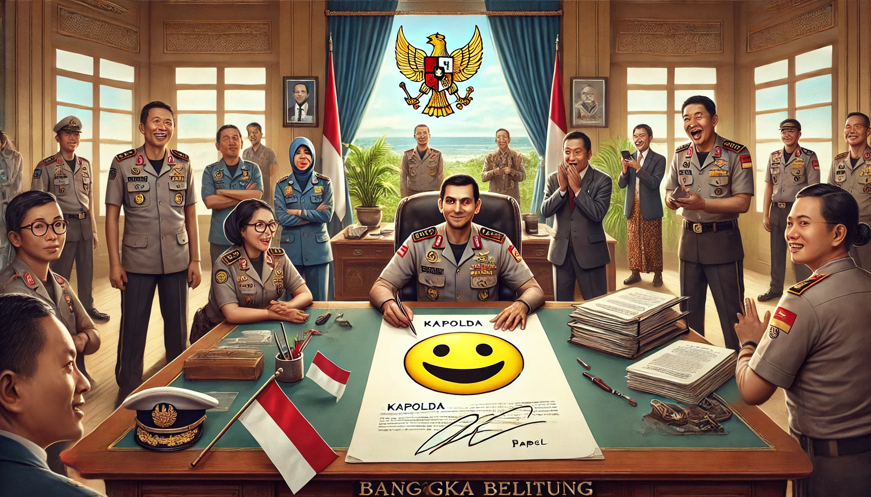 tanda tangan kapolda babel