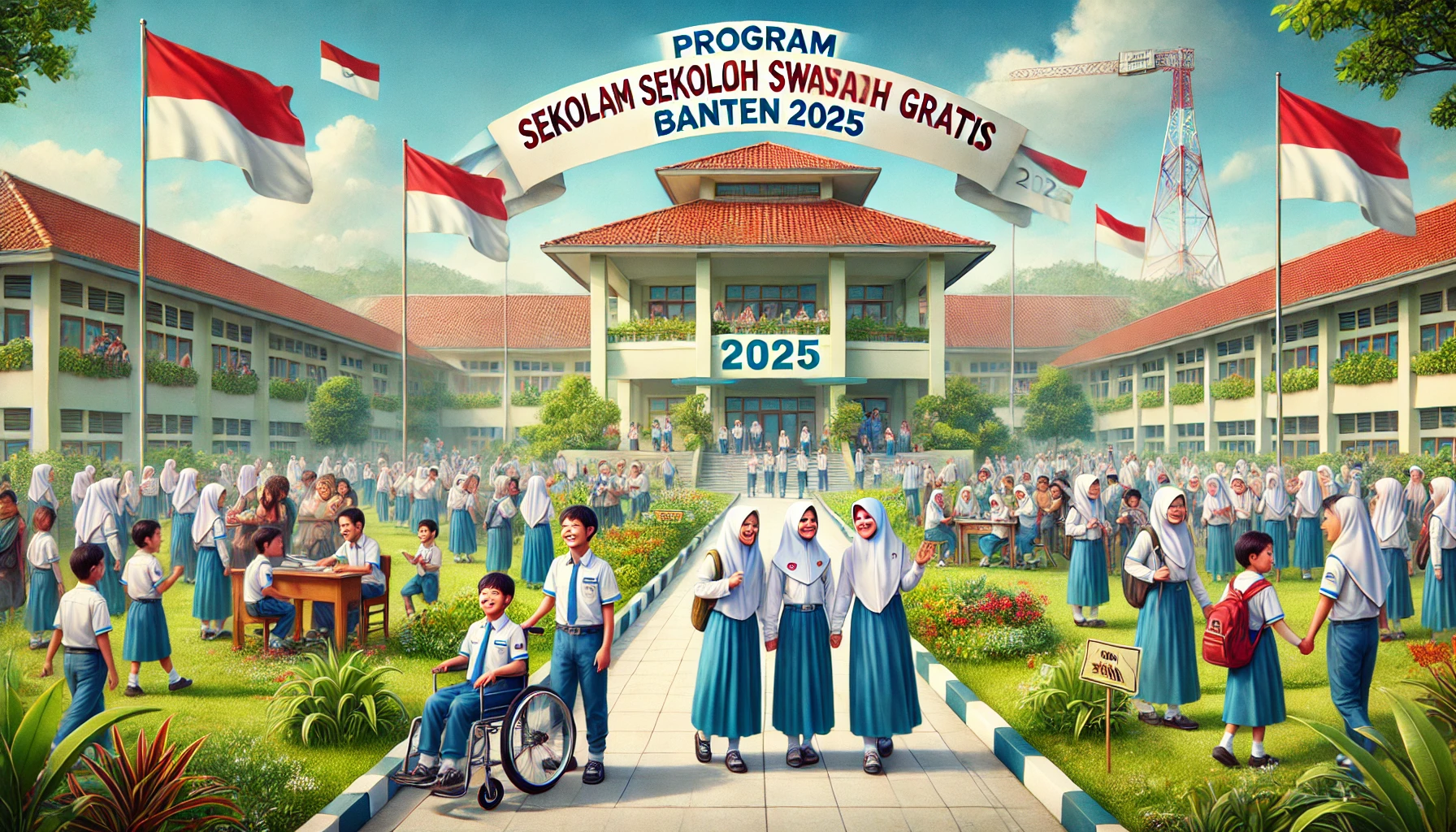 Sekolah swasta gratis Banten 2025