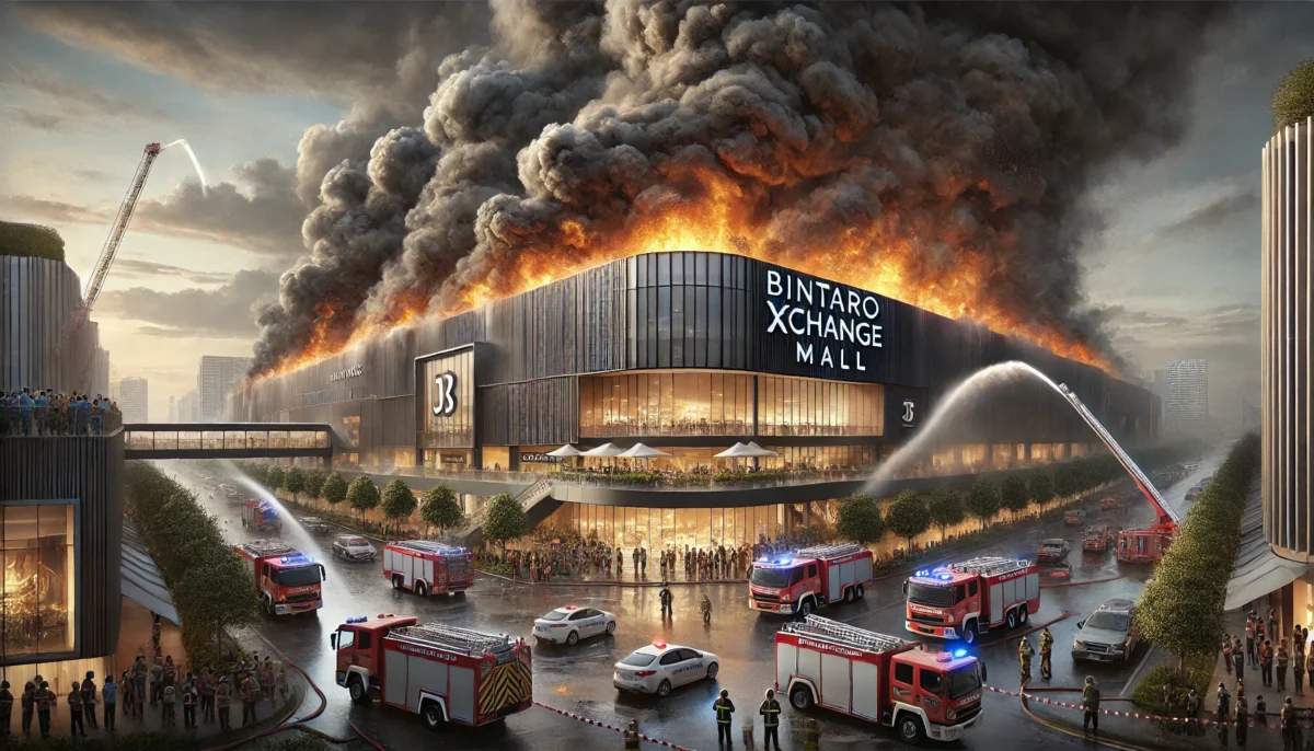 mal bintaro xchange kebakaran