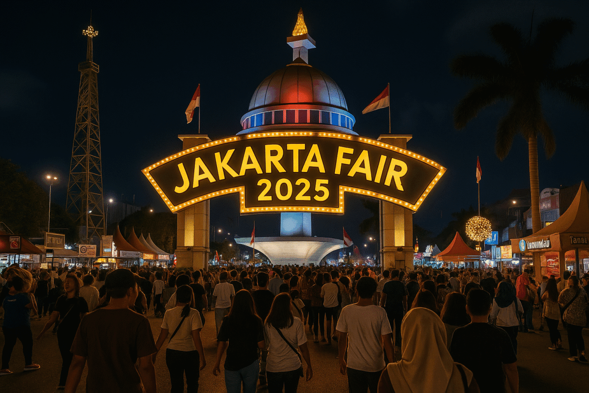 Jakarta Fair 2025 Resmi Dibuka Meriah Konser Diskon dan Target Transaksi Triliunan