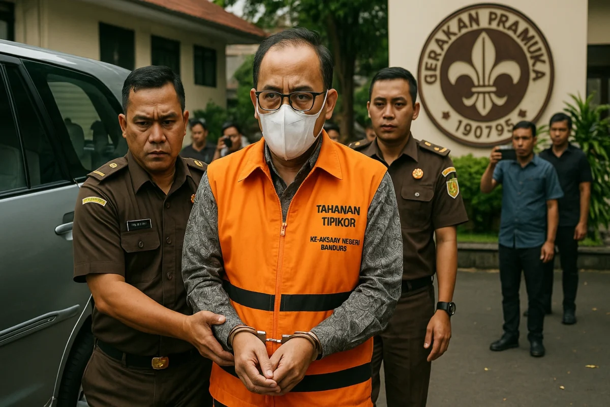 korupsi dana hibah pramuka kota bandung