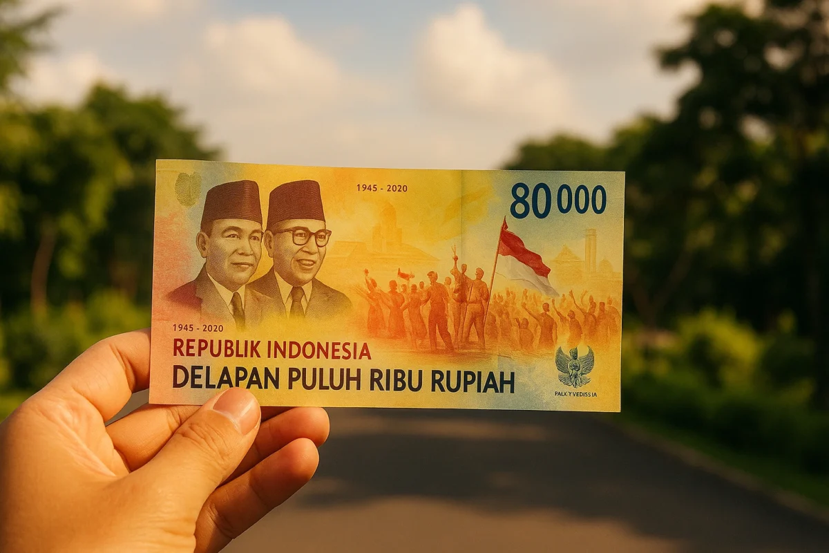 uang pecahan 80 ribu