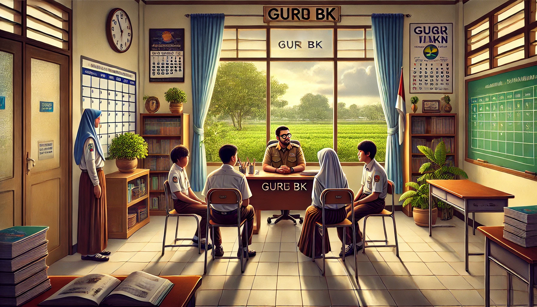 4 siswa dipanggil guru bk 4 siswa dipanggil guru bk