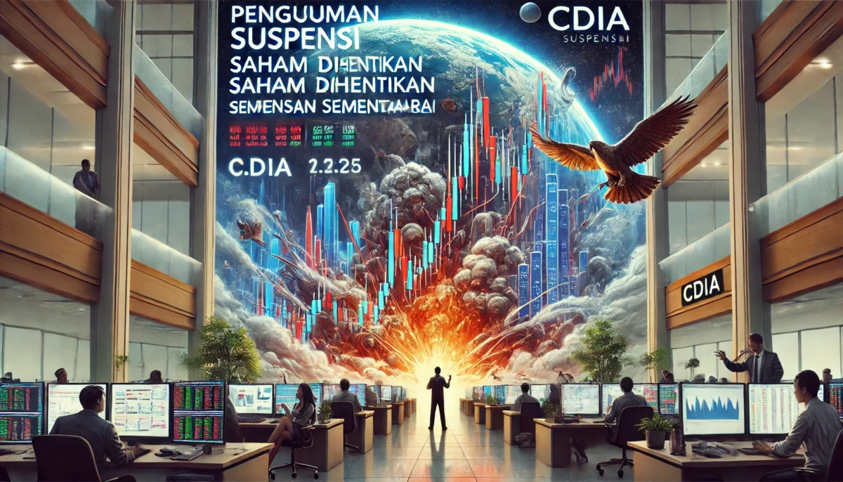 Suspensi Saham CDIA Jadi Perhatian BEI Saat Harga Meroket dan Saham COIN Disetop Mendadak