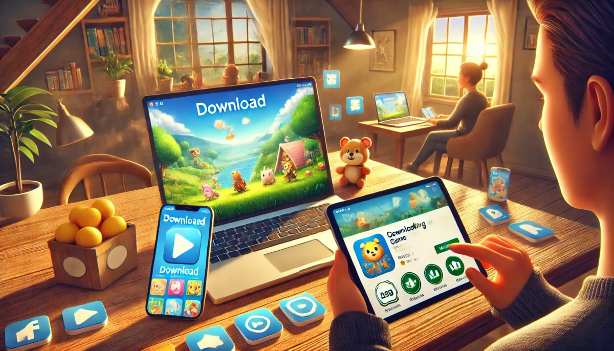 cara download game upin ipin universe