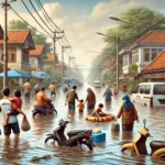 Banjir Tangerang 12 Agustus Rendam Permukiman dan Jalan Raya Hingga Satu Meter