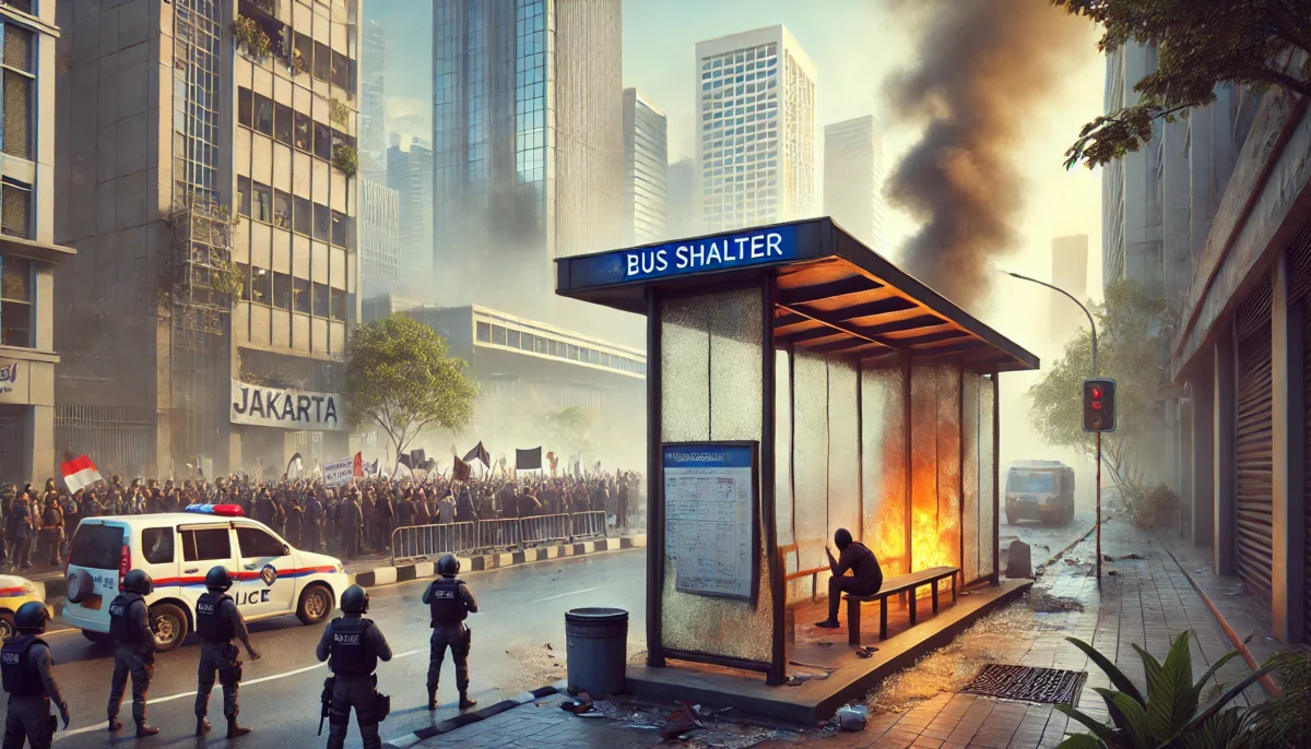 Halte Pasar Senen Dibakar Kronologi Kerusuhan dan Fakta Terkini