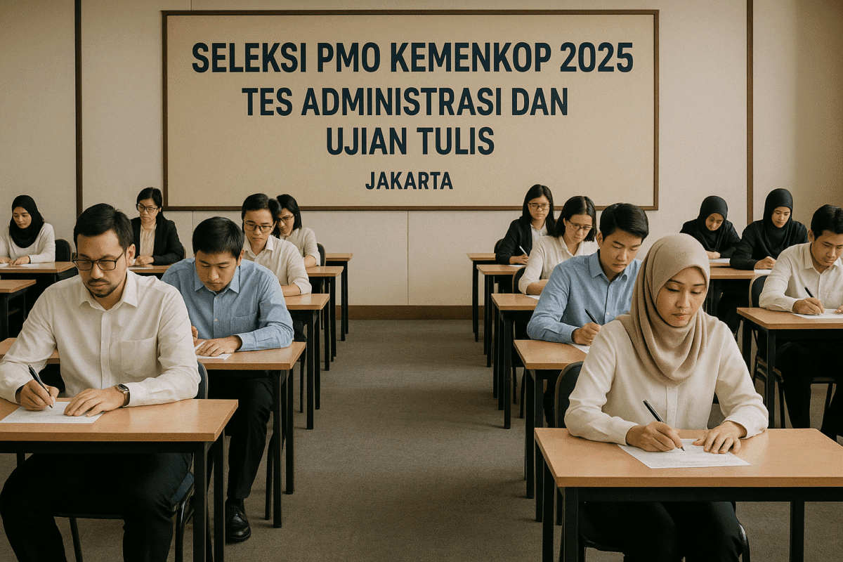 Seleksi PMO Kemenkop Terbaru 2025 Tahapan Ulang dan Jadwal Tes Peserta