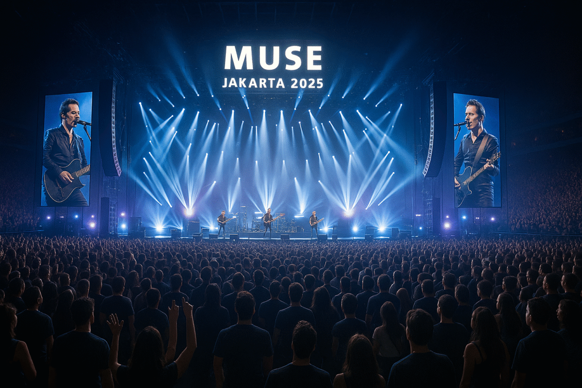 Setlist Muse Jakarta 2025 Lengkap dengan Highlight Konser dan Kejutan Spesial