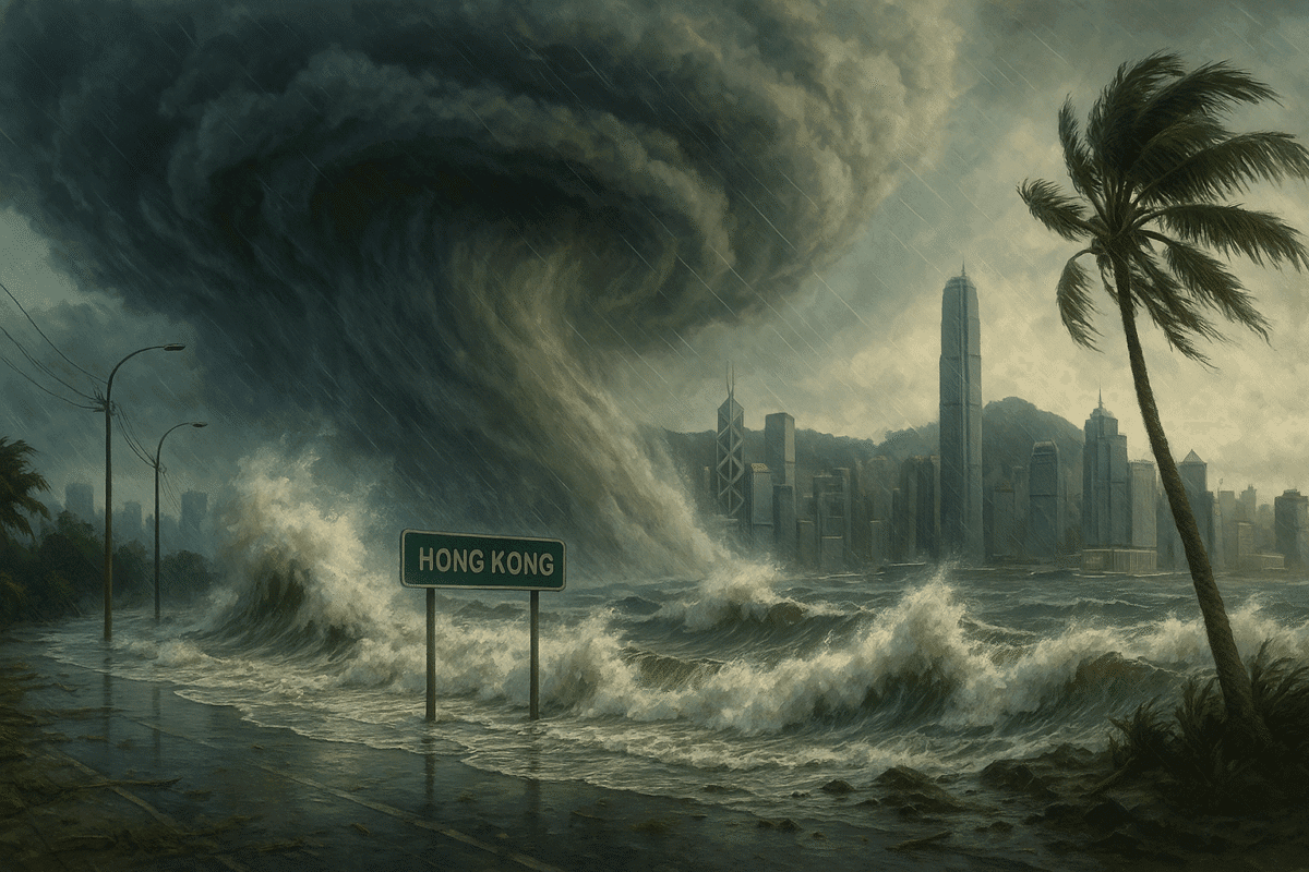 Angin Topan Ragasa Terjang Hong Kong Dengan Dampak Ekstrem Di Asia Timur