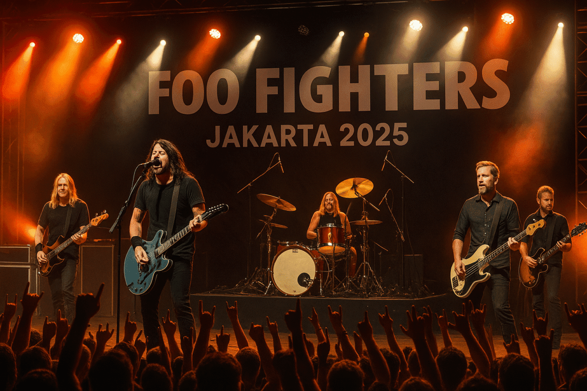 Foo Fighters Jakarta 2025 Siap Mengguncang Ibu Kota dengan Konser Spektakuler
