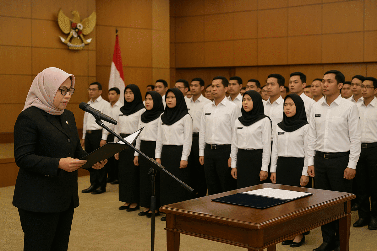 Pelantikan PPPK Kemensos 2025 Ribuan Pegawai Baru Siap Mengabdi dan Perkuat Layanan Sosial di Seluruh Indonesia