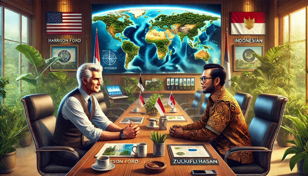 Harrison Ford Zulkifli Hasan Kembali Dibahas Publik di Tengah Menghangatnya Perdebatan Mengenai Isu Lingkungan Nasional