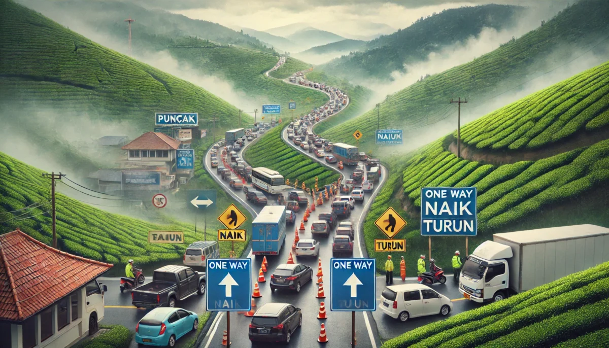 Jadwal One Way Puncak Hari Ini Update Terbaru 2025, Panduan Lengkap Jam Pemberlakuan, Arah Arus, dan Tips Sebelum Berangkat