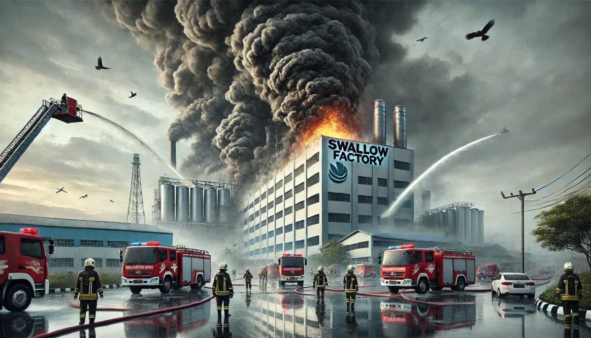 Kebakaran Pabrik Swallow Medan Jadi Sorotan Nasional Api Besar Dampak Warga dan Kronologi Lengkap Kejadian