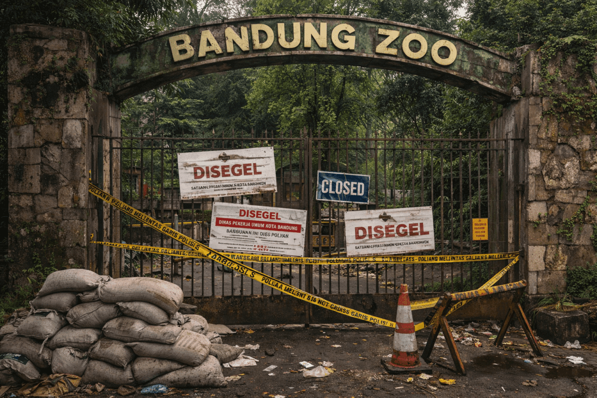 Bandung Zoo Disegel Kenapa? Terungkap Ini Kronologi Lengkap dan Polemik Berkepanjangan