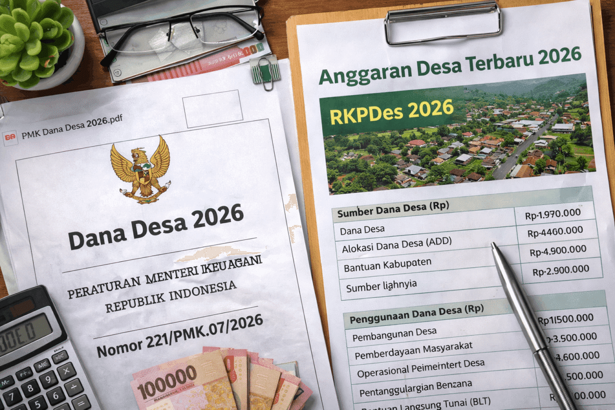 PMK Dana Desa 2026 PDF Resmi Terbit Ini Rincian Lengkap Aturan Dan Prioritas Penggunaan Anggaran Desa Terbaru