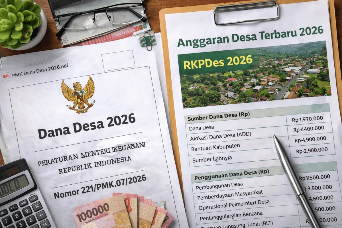 PMK Dana Desa 2026 PDF Resmi Terbit Ini Rincian Lengkap Aturan Dan Prioritas Penggunaan Anggaran Desa Terbaru