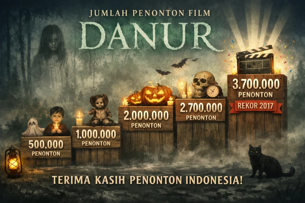 jumlah penonton film danur