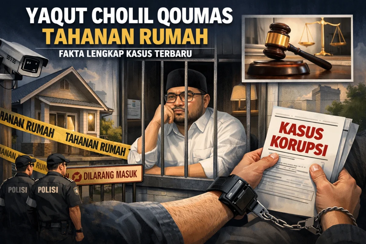 yaqut cholil qoumas tahanan rumah