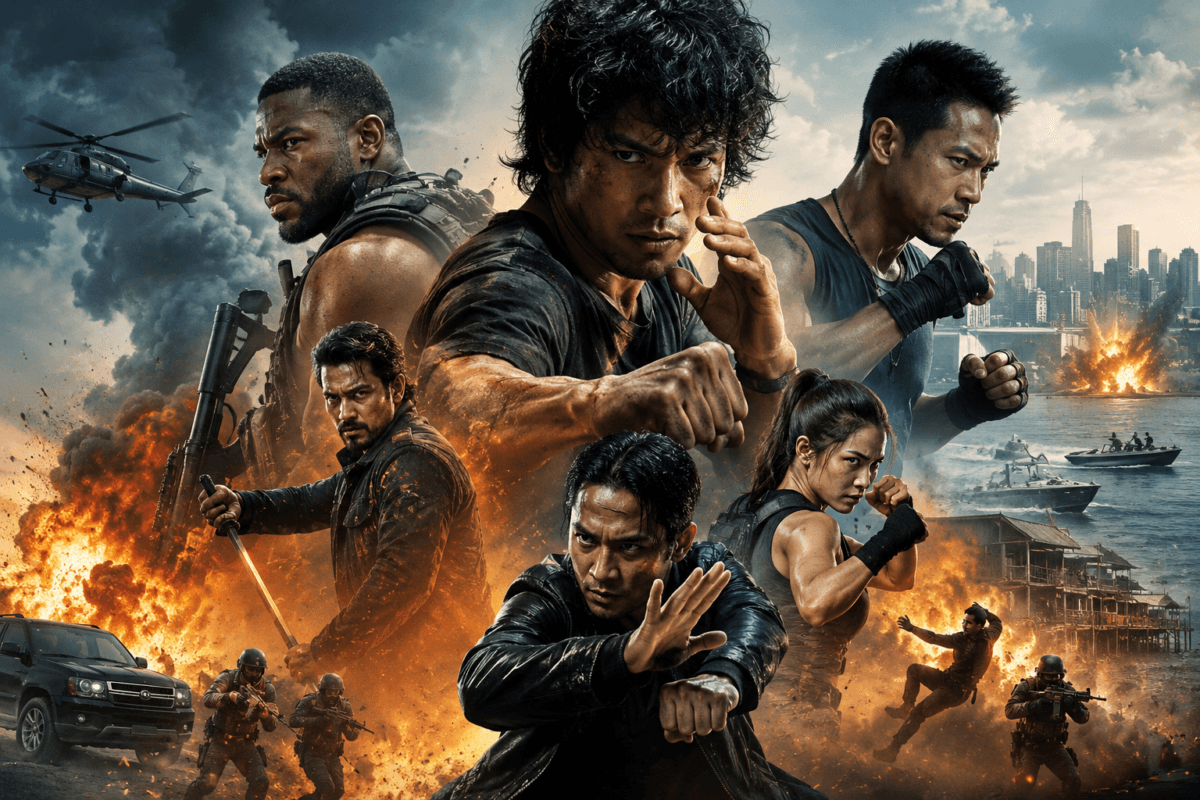 Sinopsis Film Triple Threat Aksi Brutal Iko Uwais dan Tony Jaa yang Penuh Ketegangan Global